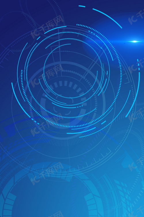 藍(lán)色科技人工智能psd分層h5背景素材背景圖片免費(fèi)下載 千庫(kù)網(wǎng)